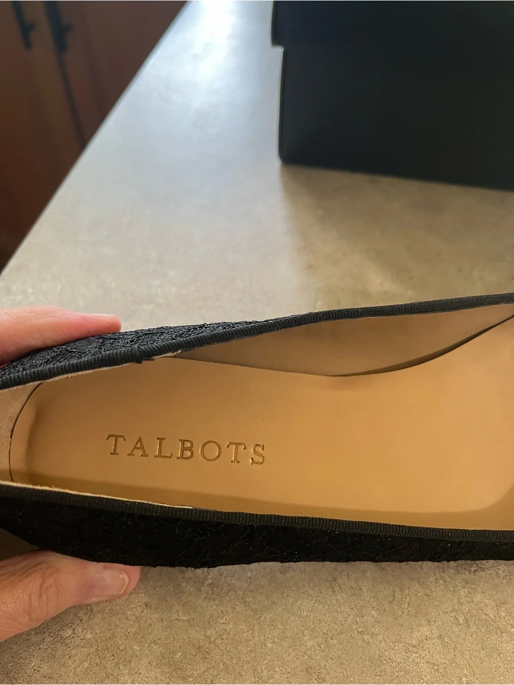 Talbots Women’s black dress flats